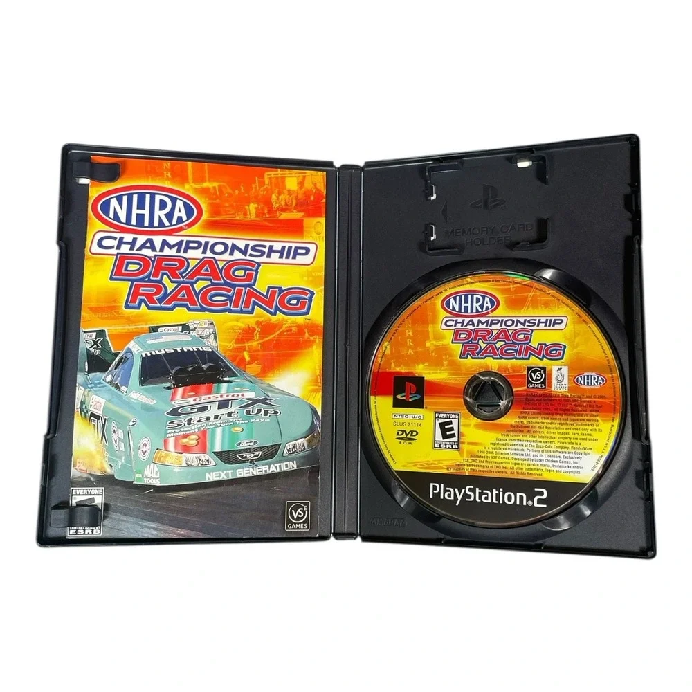 NHRA Championship Drag Racing Sony PlayStation 2 Video Game